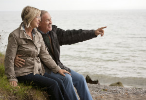 Older Couple Beach