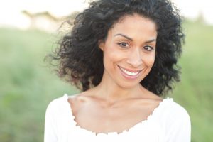 young woman confident in her smile