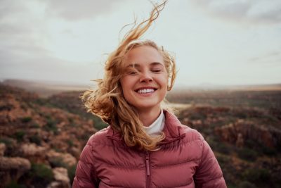 woman with nice smile